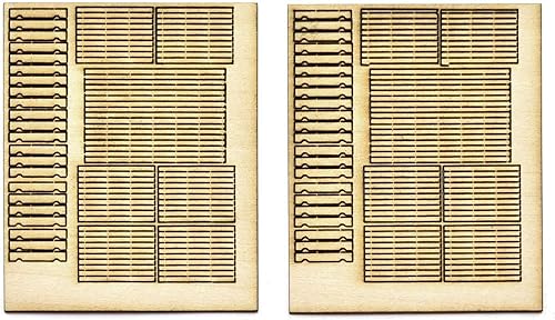 Miniatura 2 de SCIENTIFIC Kit de paleta de madera para escala HO Diorama