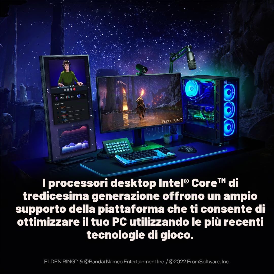 Intel® Core™ i5-13400, processore desktop, per sistemi desktop 10 core (6 P-core + 4 E-core) Cache 20 MB, fino a 4,6 GHz