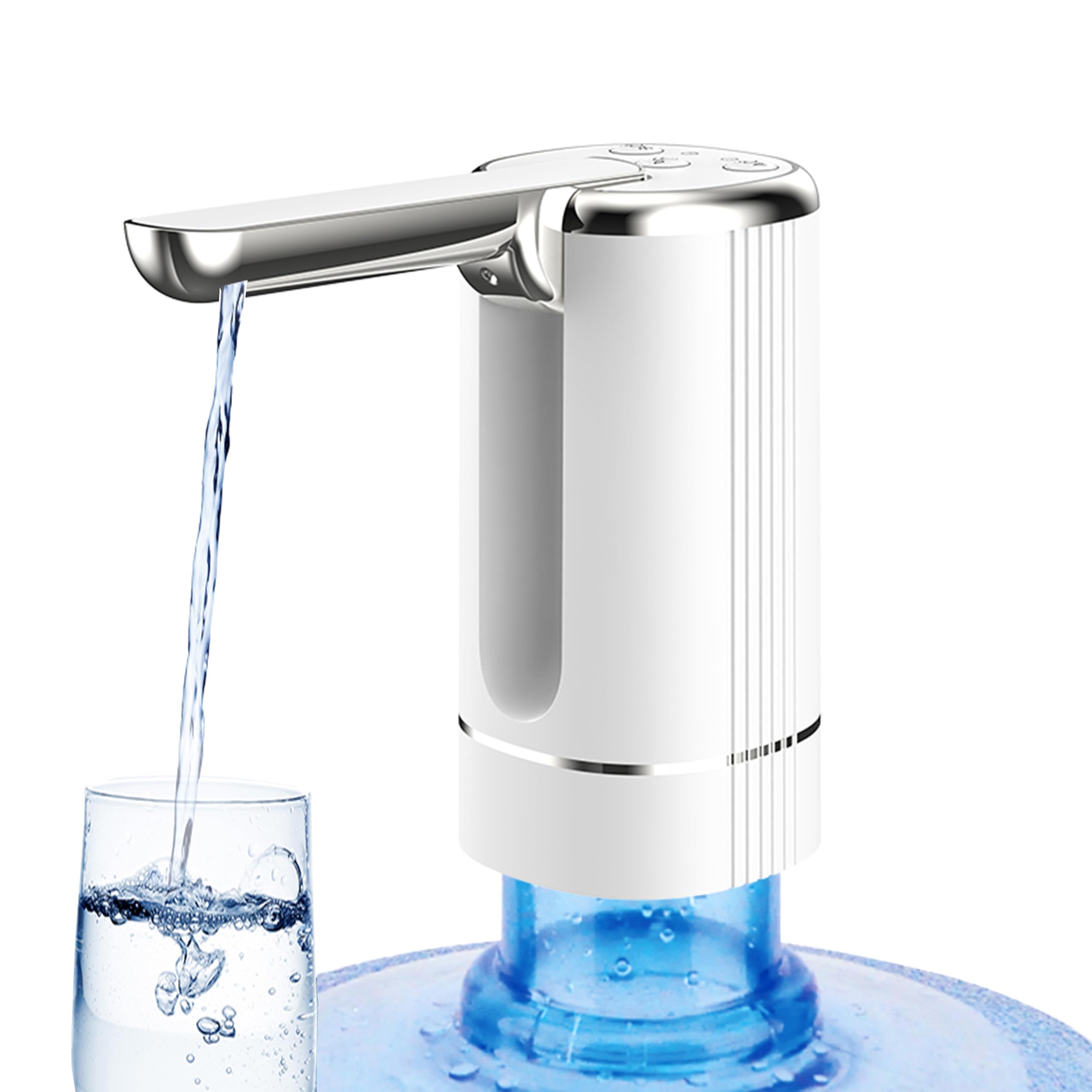 Bomba eléctrica portátil y dispensador de agua recargable USB