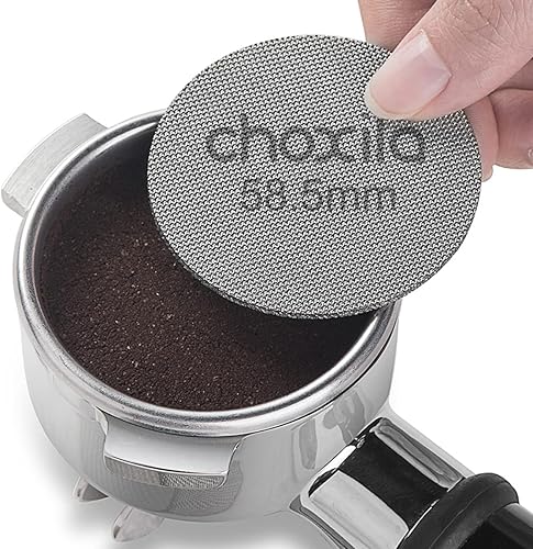 Miniatura 8 de Espresso Puck Screen choxila 1.7 Espesor 100m Filtro Finura Filtros Reutilizables Filtro de Café de Acero Inoxidable Disco Disco Disco Pantalla de