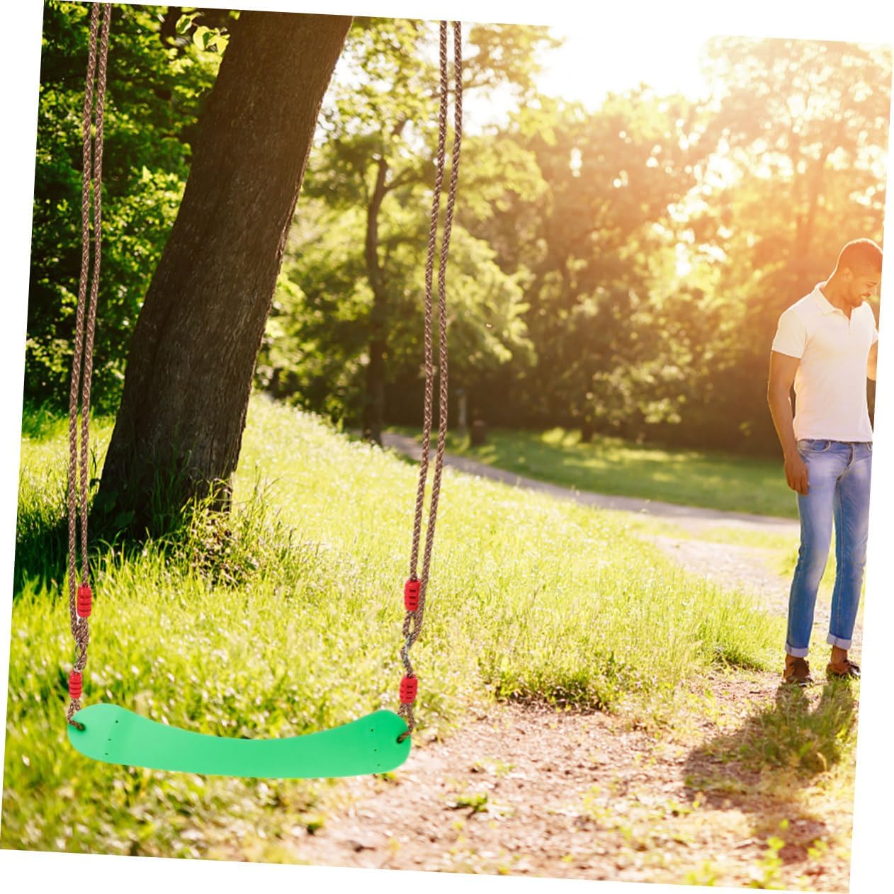 1Pc Eva Board Outdoor Swing Seat for Playground Swing with Strong Load Bearing Capacity for Indoor and Outdoor Fun