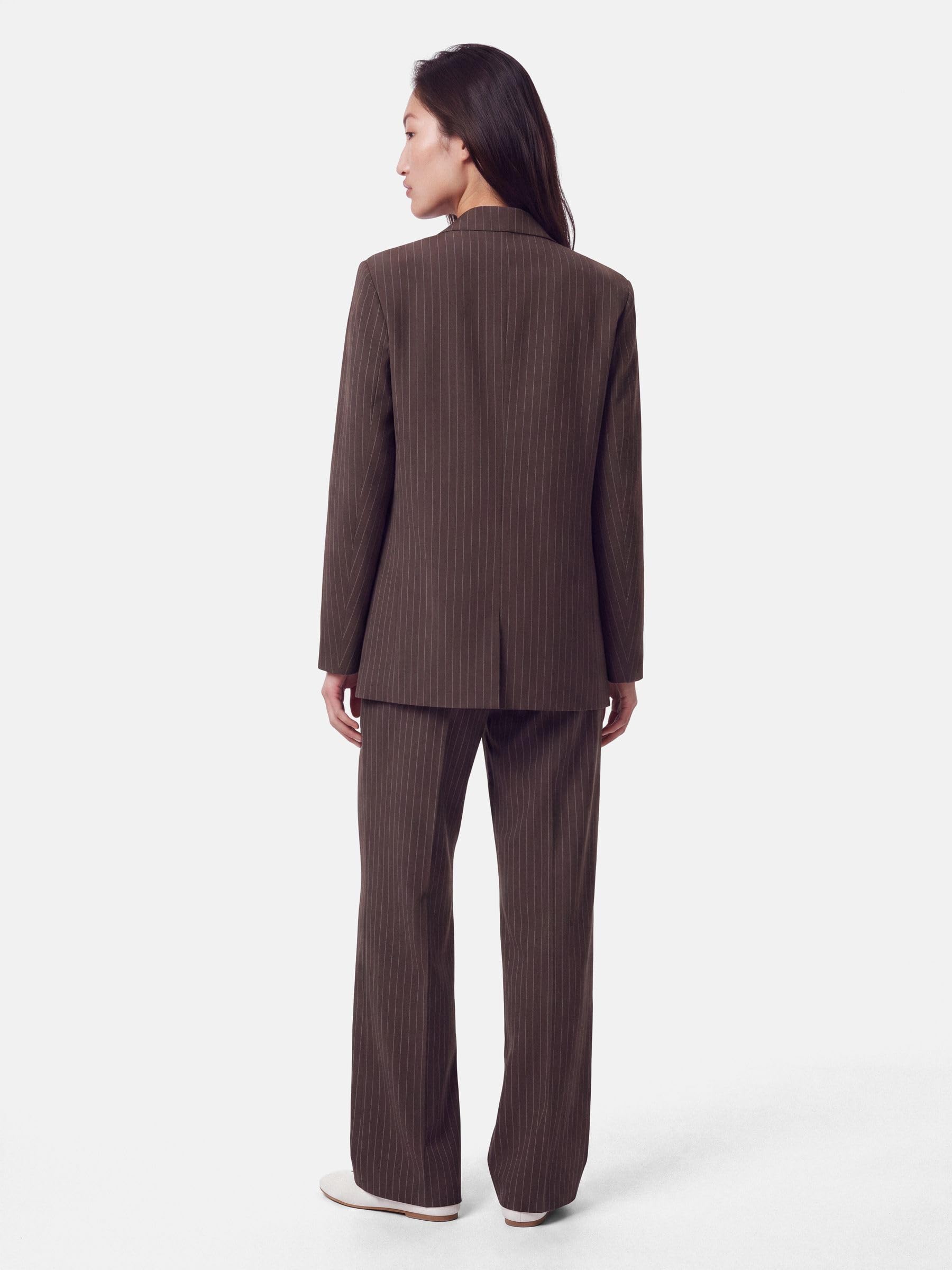 PIECES Pcbozzy Ls Loose Striped Blazer Noos BC Pcbozzy Ls Blazer Ample rayé Noos BC Femme (Lot de 1)