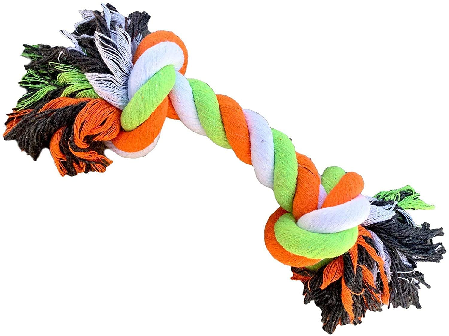TRADESK Pets Durable Dog 2- Knot Chew Bone Size Rope Toy for Small to Medium Dogs - Interactive Teething Rope Toy to Play with (Color May Vary) (B0CP3ZQR98) Amazon Price History, Amazon Price Tracker