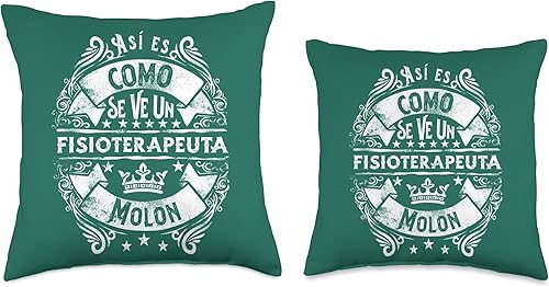 Miniatura 3 de Regalo Original Fisioterapeuta Regalos Accesorios Un Fisioterapeuta Molon Divertido Humor para Hombre Throw Pillow 16x16 Multicolor