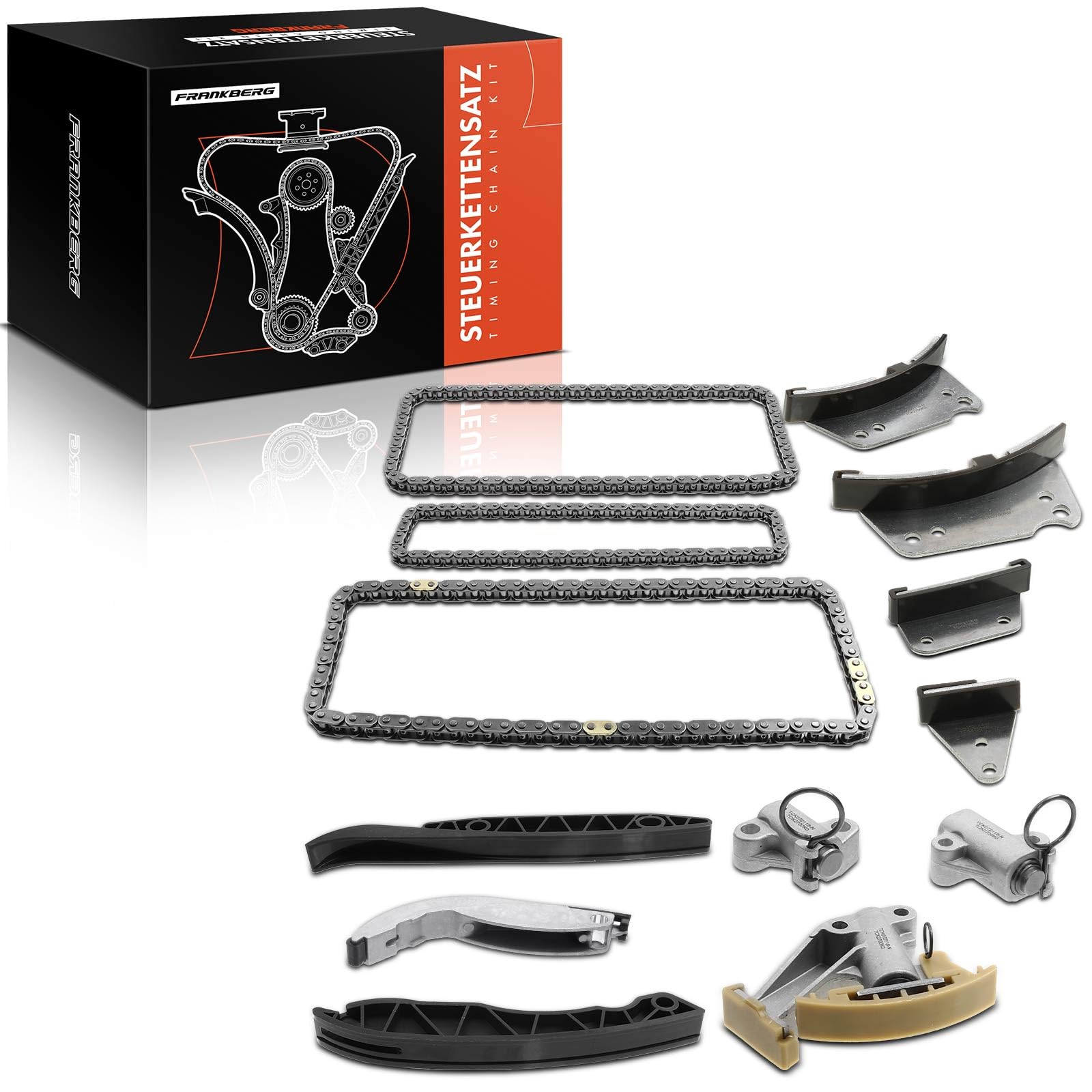 Frankberg Kit de cadena de distribución 23351-4A020 | Compatible con: Caja H-1 A1, Autobús H350, Sorento I JC, H-1 Travel TQ, Plataforma plana/chasis Porter