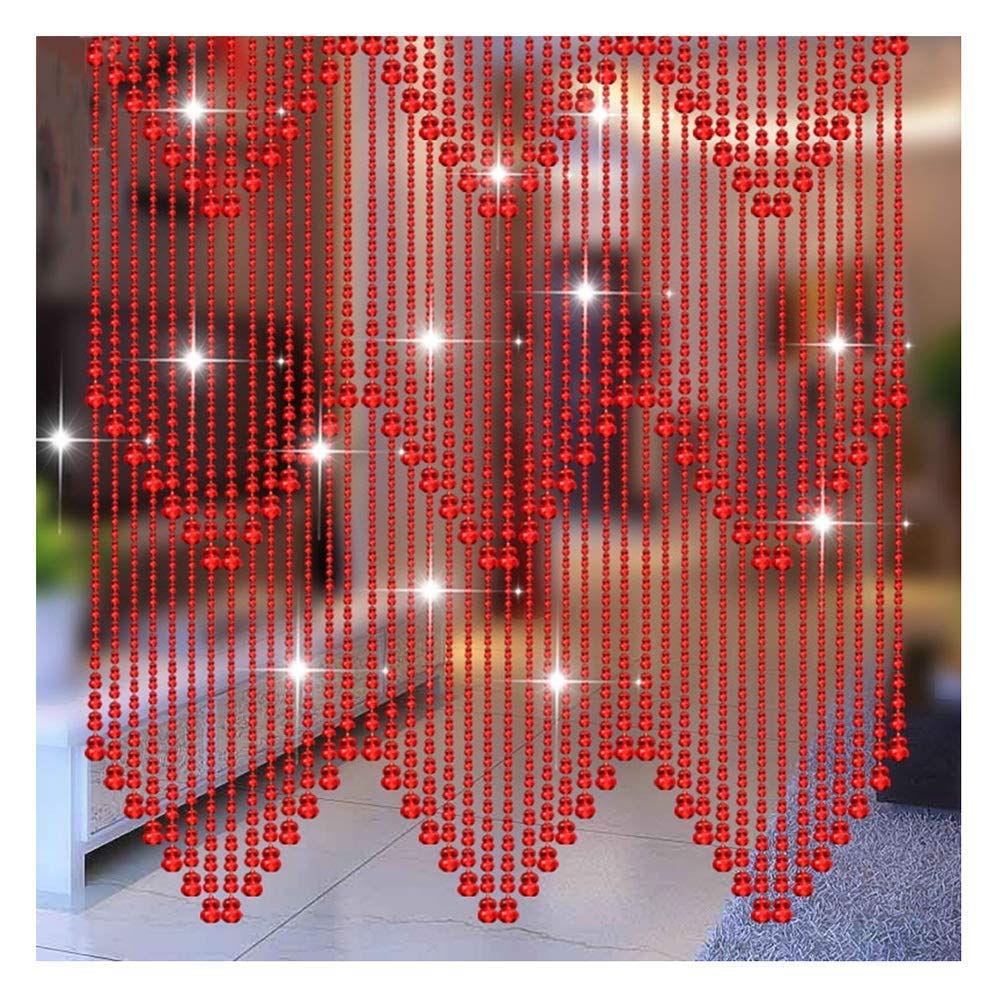 KLerDH Beaded curtains, Bead Curtain Acrylic Closet Doors Panels Room Dividers Screen Backgrounds For