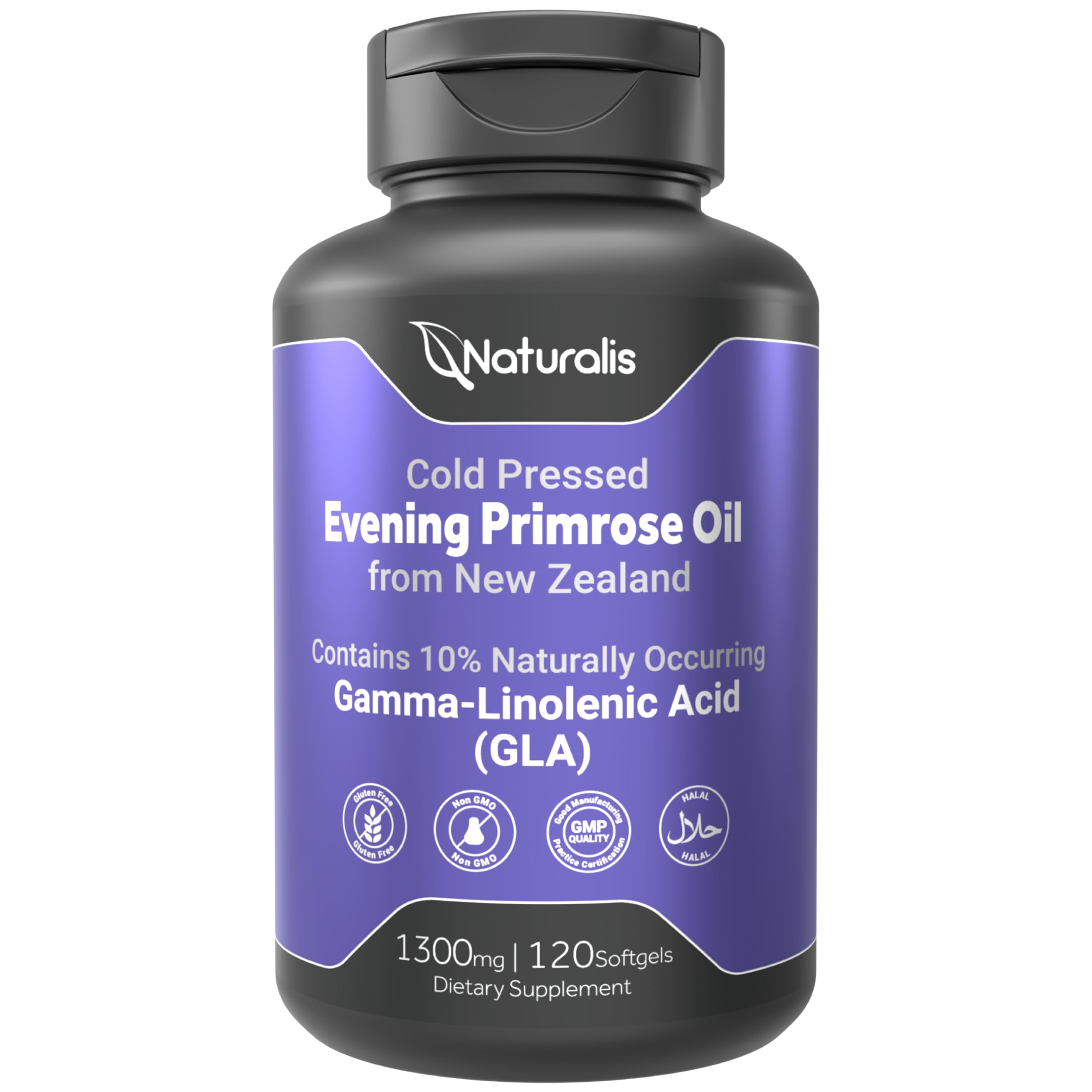 - Evening Primrose Oil (1300mg) | Natural from New Zealand | Non-GMO, Soy & Gluten Free, Zero Filler | 120 Softgels