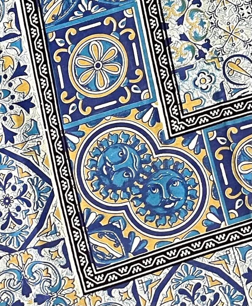 Couvre-tout Moyen Marguerite 100 % Coton, Couvre-lit 140 X 240 Cm, Housse De Canapé Ethnique Serviette De Plage (blanc-bleu