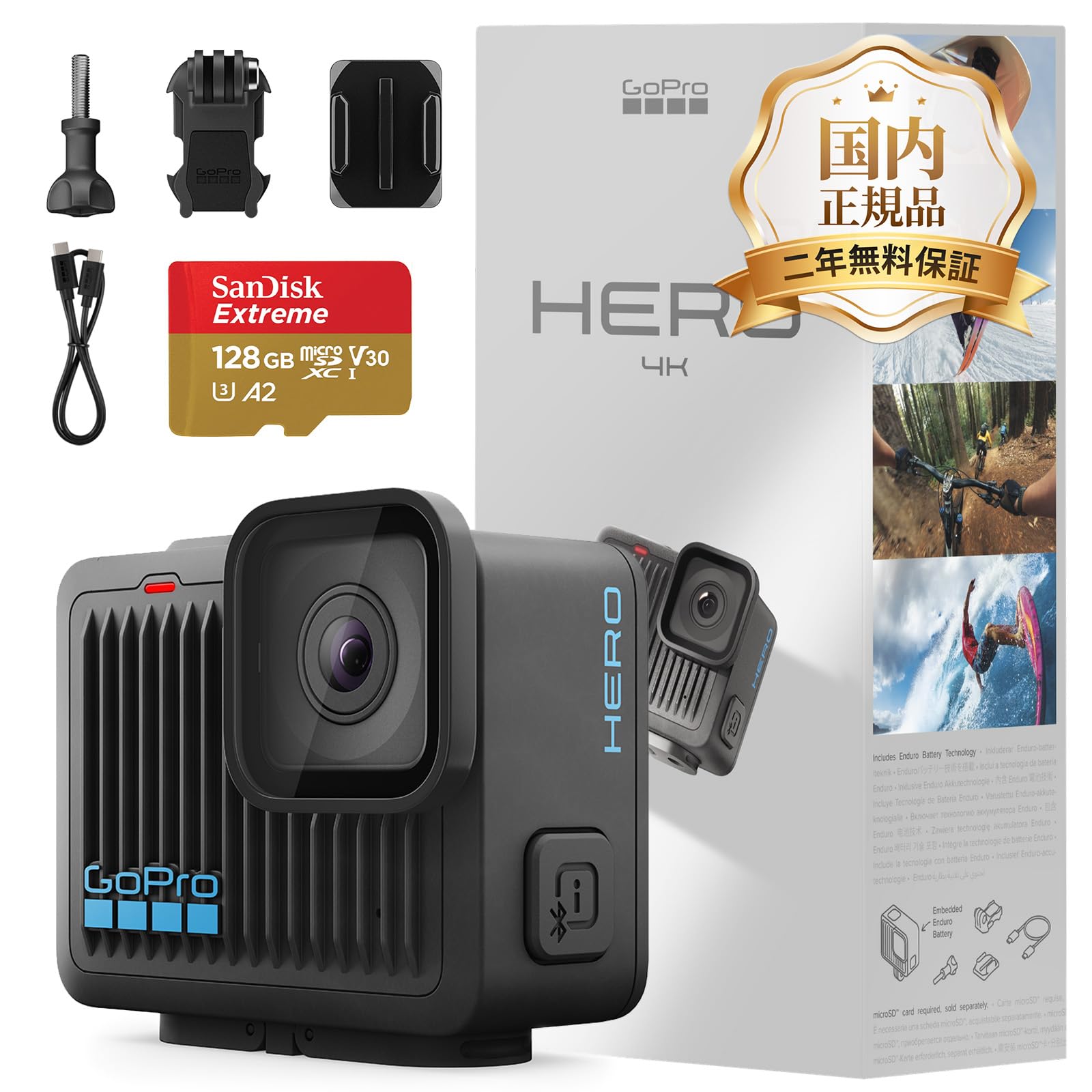 Amazon | GoPro公式ストア限定 アクションカメラ HERO+128GB
