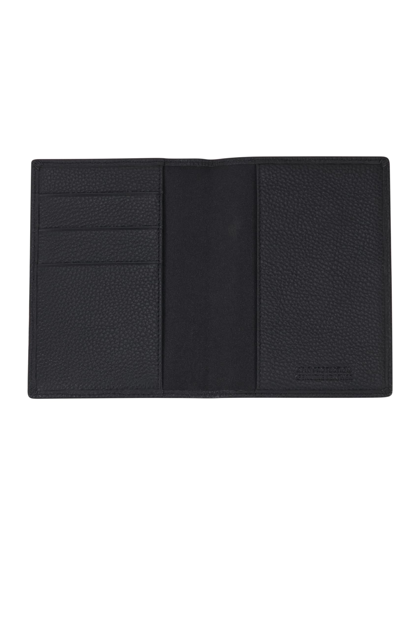 Samsonite TA Revolution - Porta passaporto in pelle – Protezione RFID, Custodia in vera pelle con 3 tasche per carte di credito, Aletta di sicurezza per passaporto, Accessorio da viaggio, Nero