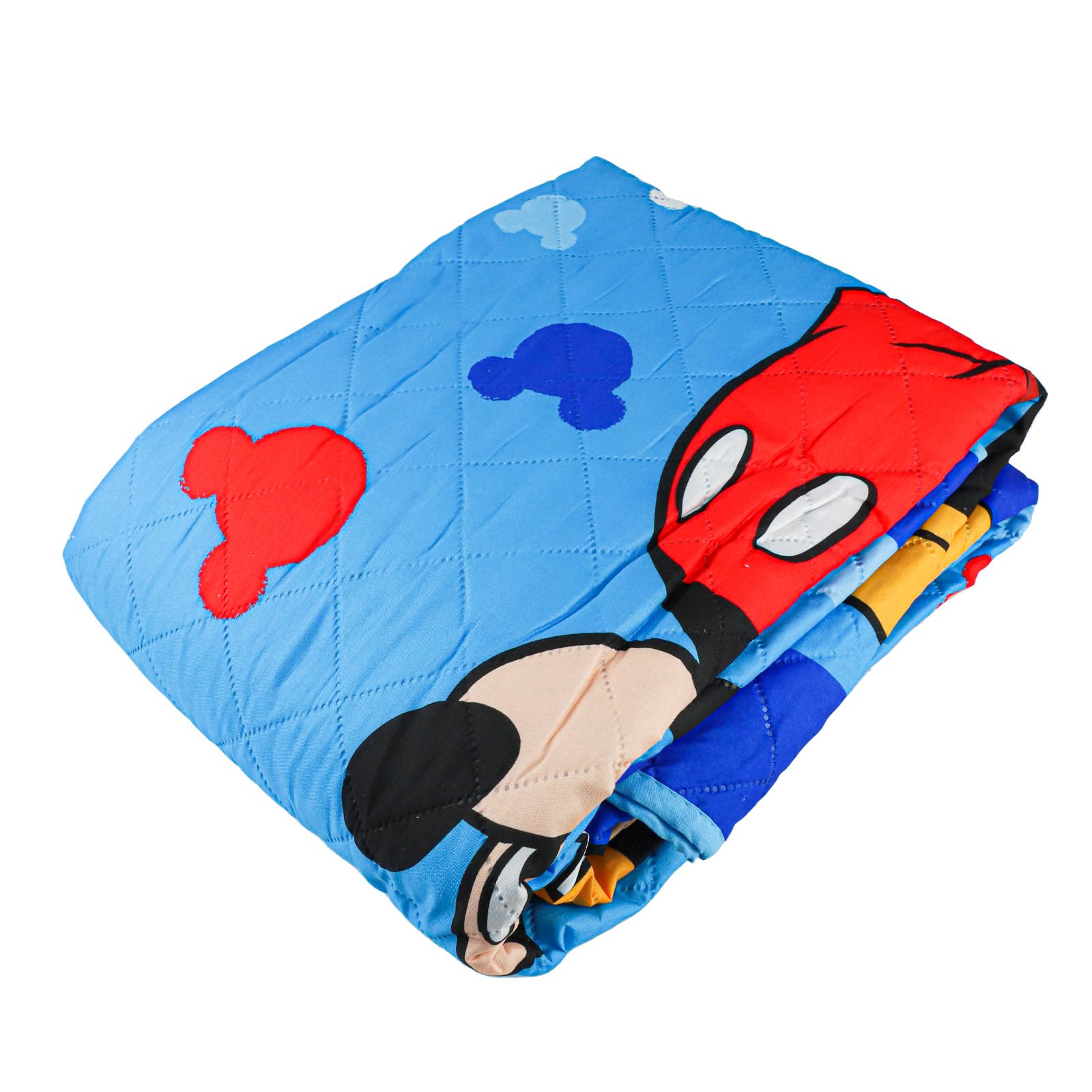 Disney Mikey Mouse Colchas Bouti Infantiles para Niños Licencia Oficial,170 x 250 cm,Composición 100% poliéster. Gramaje 100 gr/m2,Cama 90-105 cm,Color Azul
