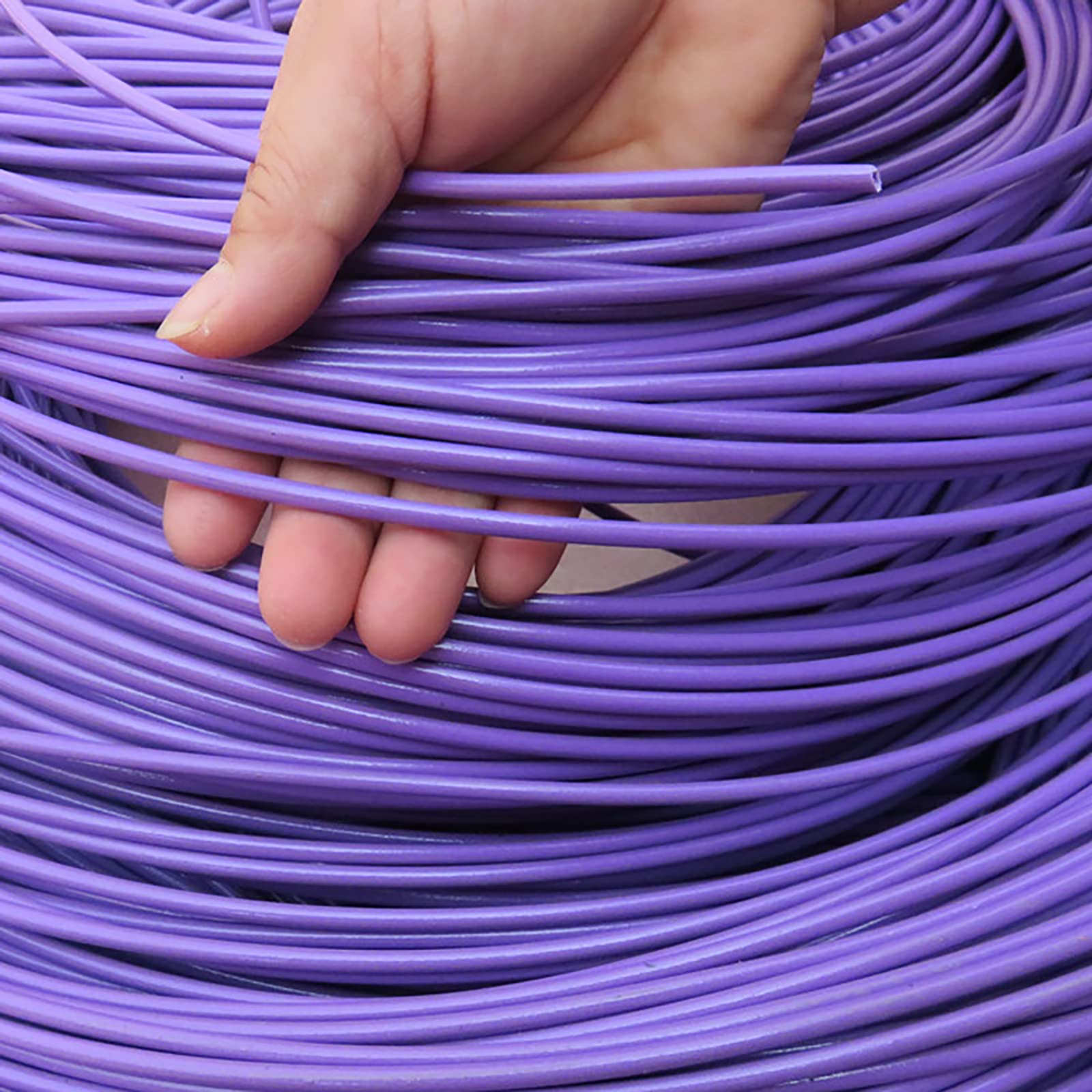 YebiO Plastic Woven Rattan Repair Material,500G Plastic Rattan Repair Rattan Chair Synthetic Rattan Weaving Material/Purple