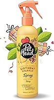 Vista 7 de Pet Head Birthday Sparkle Champú para perros, aroma de algodón de azúcar, champú para perros con piel sensible, regalo de cumpleaños para perros