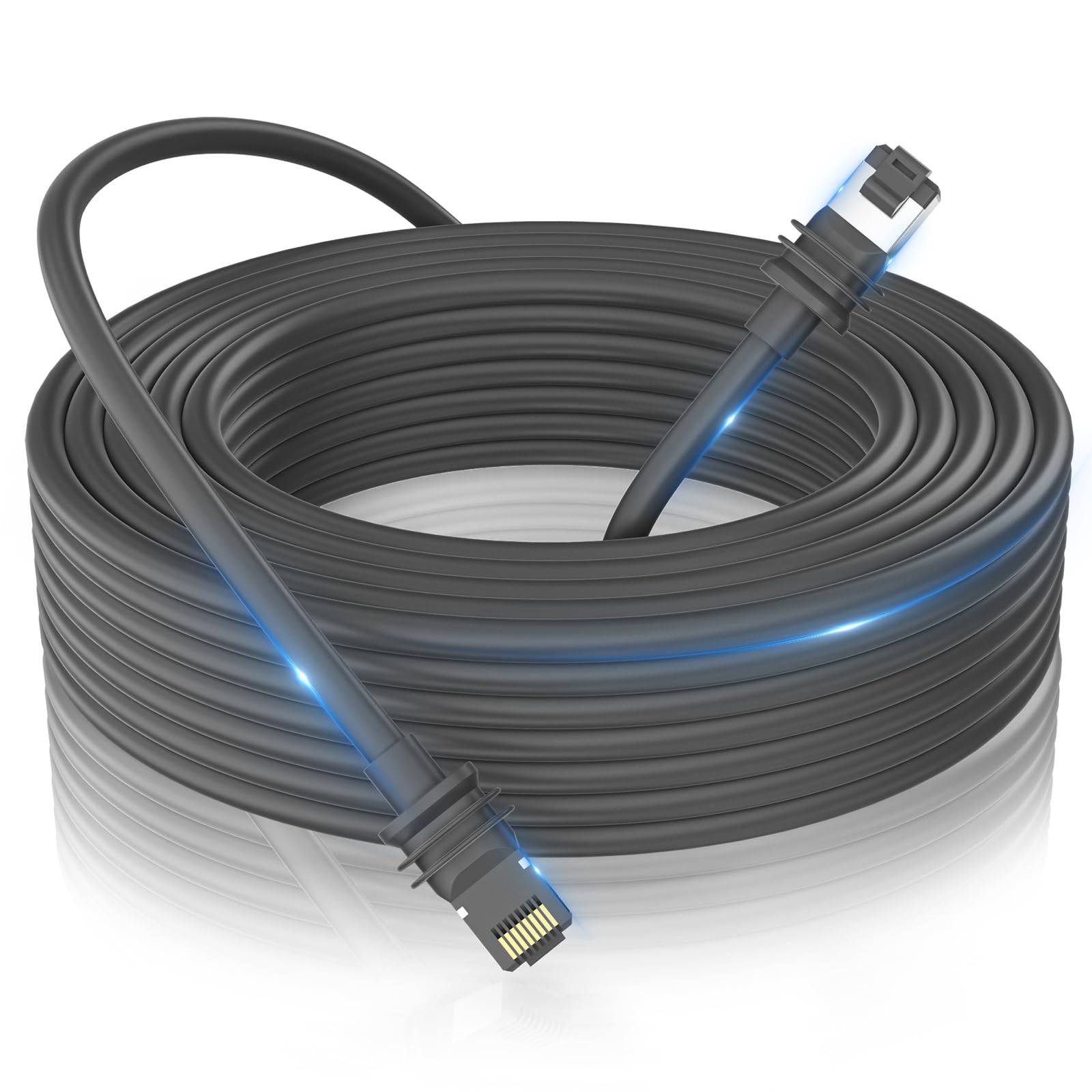 Rallonge Câble Starlink Gen 2 – 10m à 46m – Étanche Haute Vitesse – Compatible V3 & Routeur Gen 2
