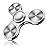 ATESSON Fidget Spinners Toy, 3 to 5 min Spins, Ultra Durable Stainless Steel, Bearing High Speed Precision Metal Material Hand Fidget Spinner for Kids/Adult