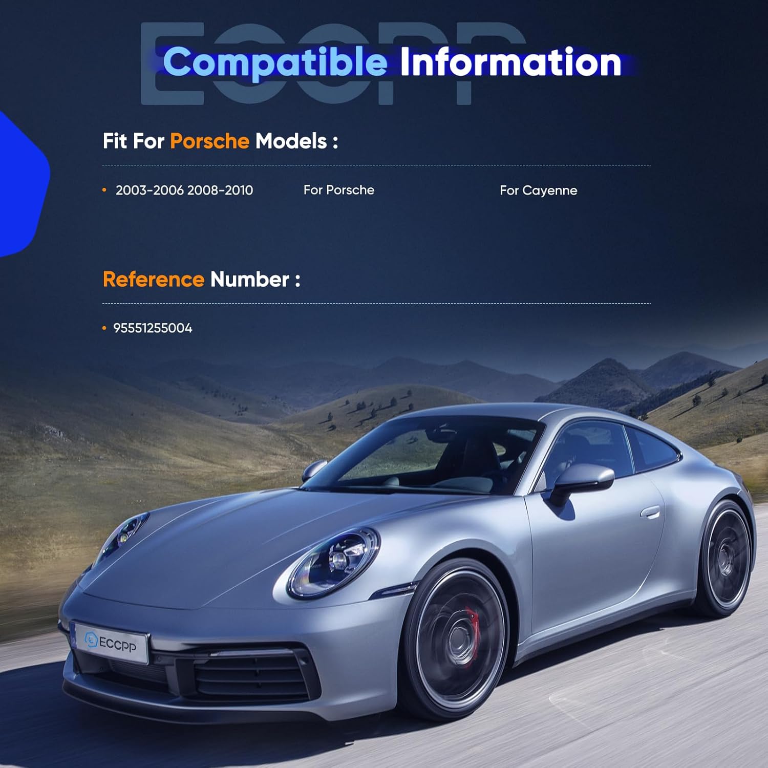 ECCPP 1pc Rear left and right Tailgate Trunk Power Lift Support Cylinder Shock Strut For Porsche Cayenne 2003-2006 2008-2010