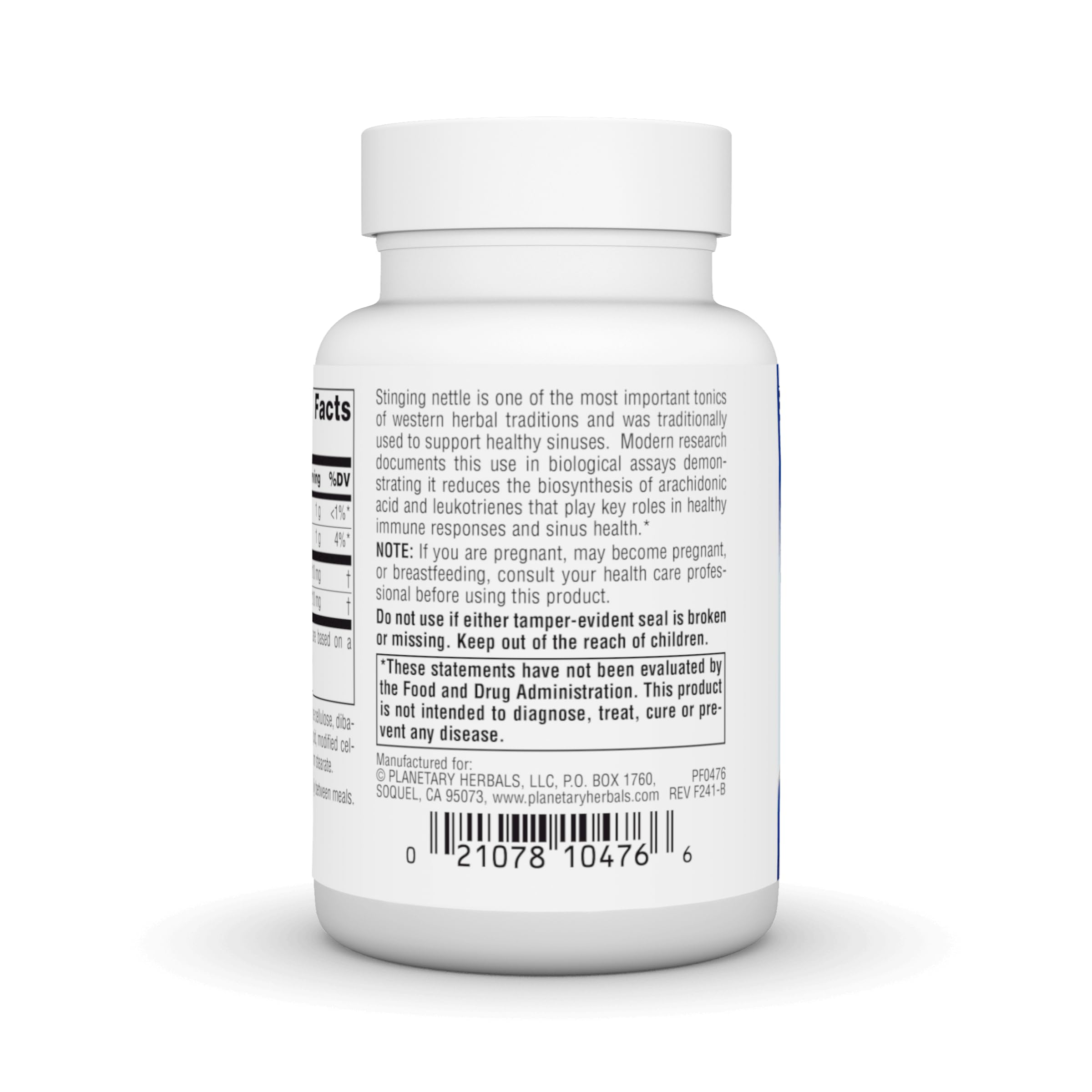 Planetary Herbals Full Spectrum Stinging Nettles, 420 mg - 60 Tablets — Amazon image 4