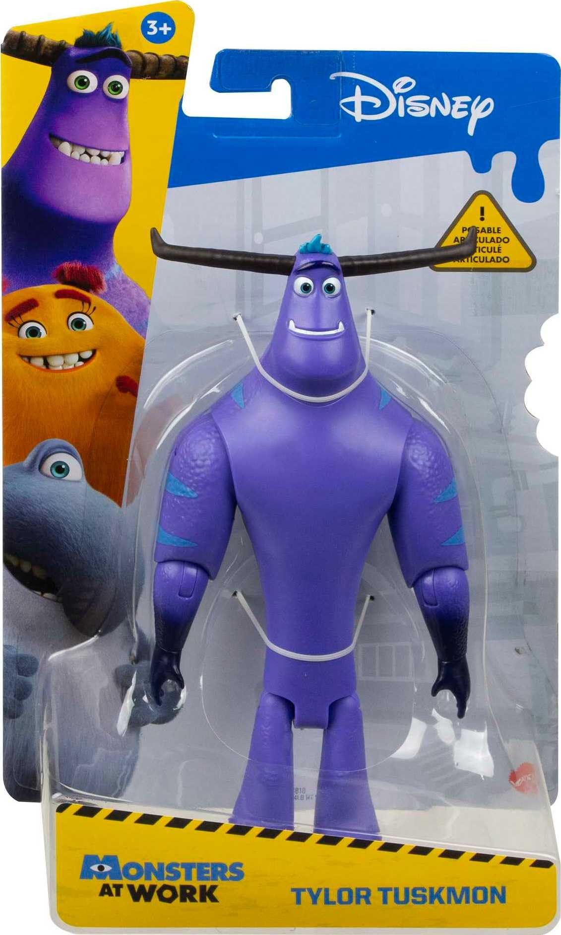 Amazon.com: Mattel Monsters at Work Tylor Tuskmon Action Figure