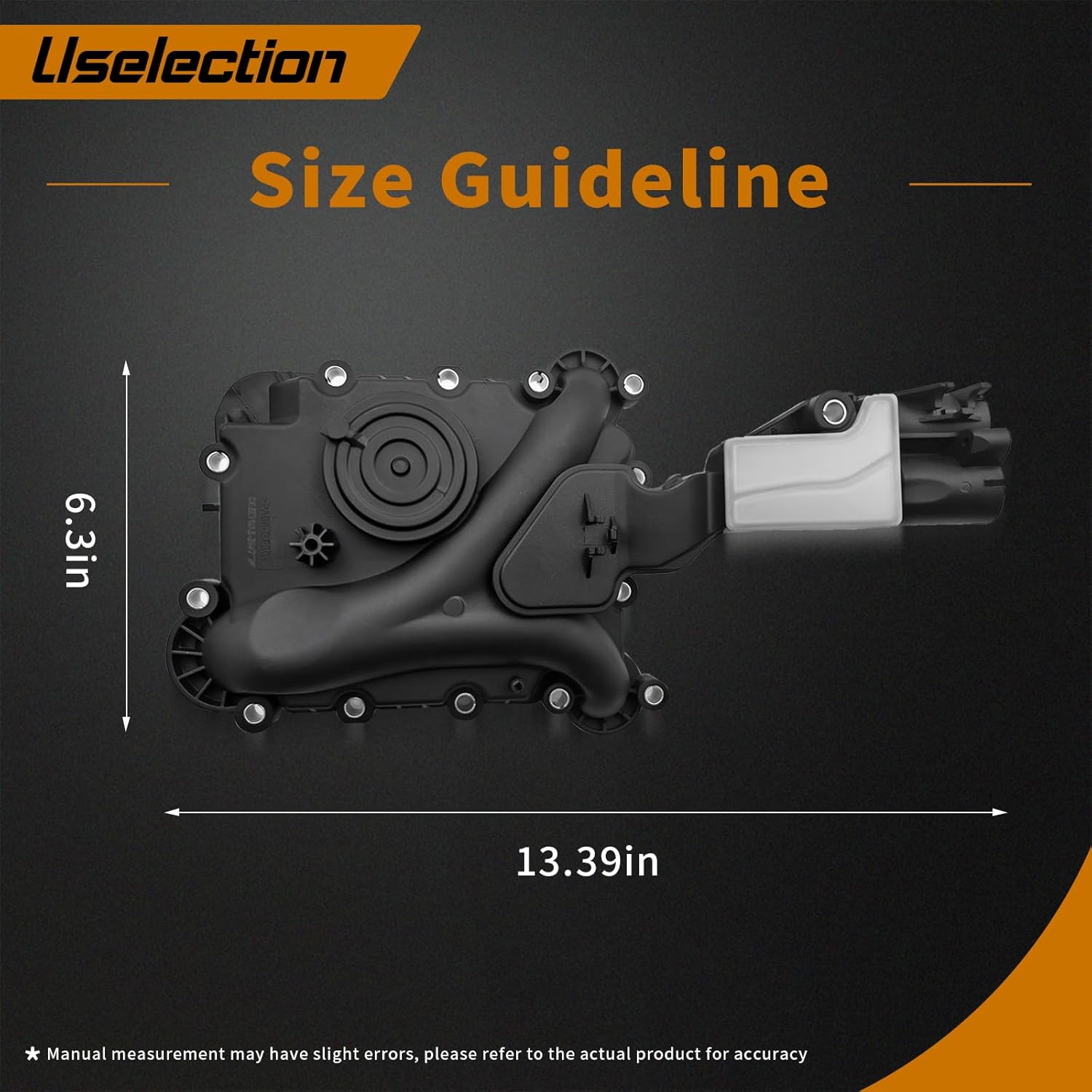 06E103547 Upgraded Engine Crankcase Vent Valve Fits A4 A5 Q5 A6 A8 3L 3.2L 2005-2017, Oil Separator Replaces # 06E103547E 06E103547G 06E103547P