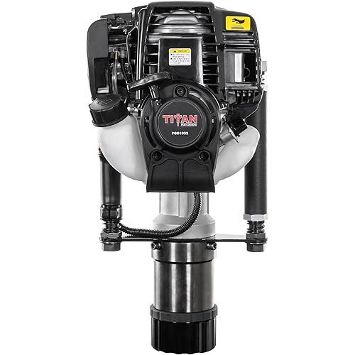 PGD1032 Titan Gas Powered Post Driver – Heavy-Duty Fence Post Driver for T-Posts, Pipes & Stakes – Portable Titan Fence Driver with 140FA 4-Stroke Engine – Farm & Ranch Use