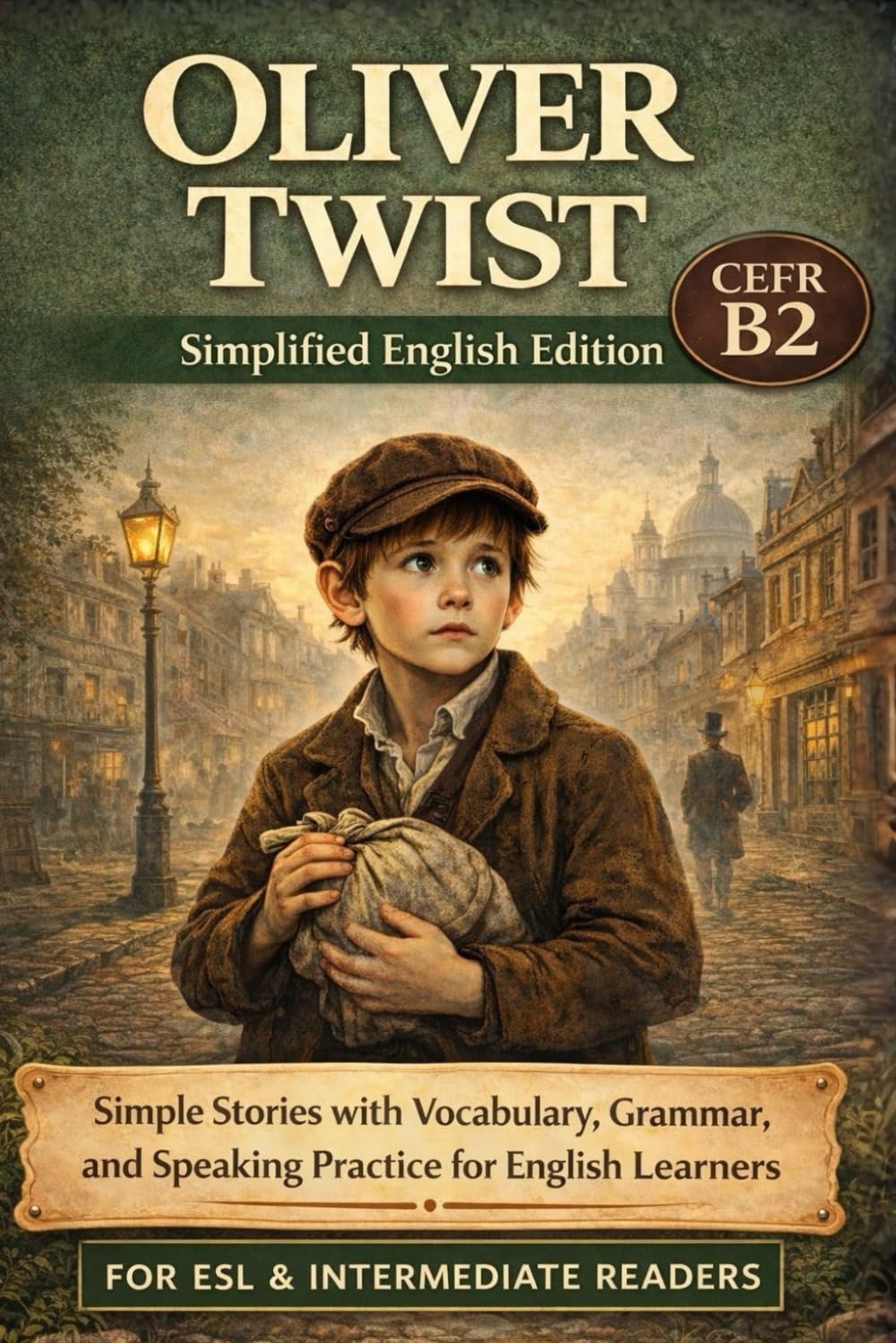 Oliver Twist (B2 Level): A Simplified English Edition for Intermediate Learners (Clear Language, Vocabulary Support, and Reading Practice)