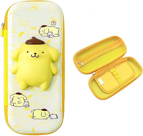 Estuche Kawaii para niñas, suministros escolares estéticos, bolsa de cosméticos de anime, caja de lápices estacionaria para niños, adolescentes,