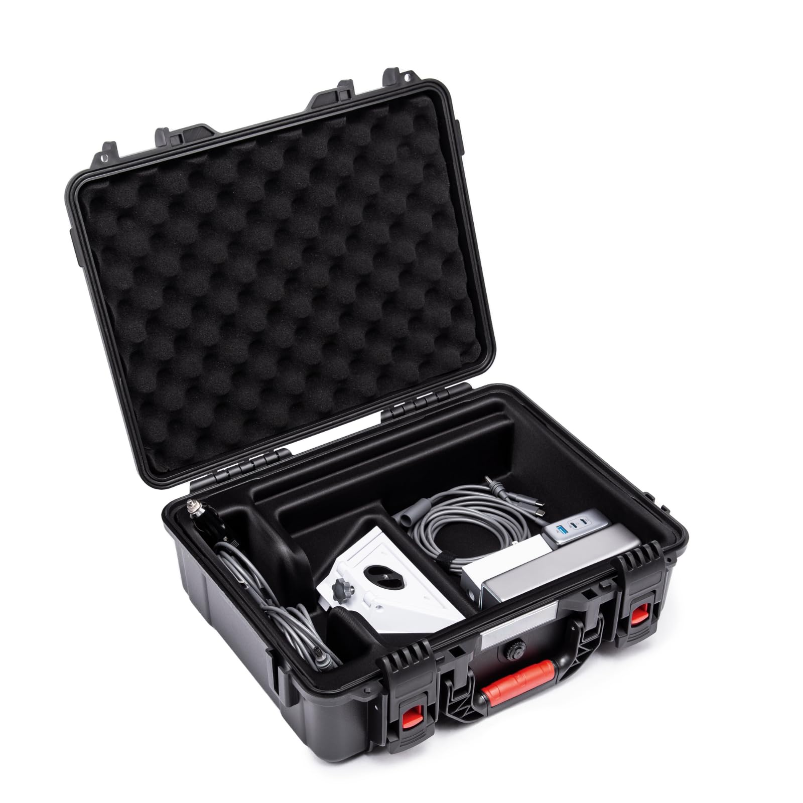 Valigia Impermeabile IP67 per Starlink Mini, Custodia Rigida con Chiusura di Sicurezza a Doppio Scatto (Red Plate), Protezione Totale Antiurto e Tenuta Stagna per Outdoor