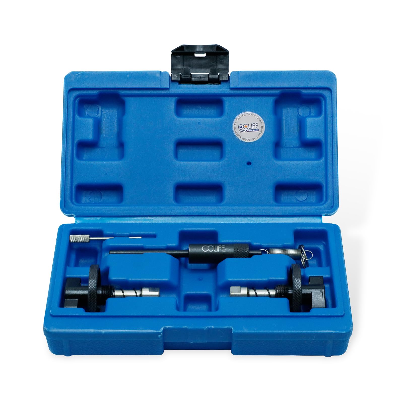 CCLIFE 4Pezzi Motore Diesel Set Fasatura Bloccaggio Motore Diesel Timing Kit messa in fase motoredi bloccaggio per Alfa Romeo Fiat Ford Lancia Suzuki Opel, Kit Messa in Fase Fiat 1.3 Multijet