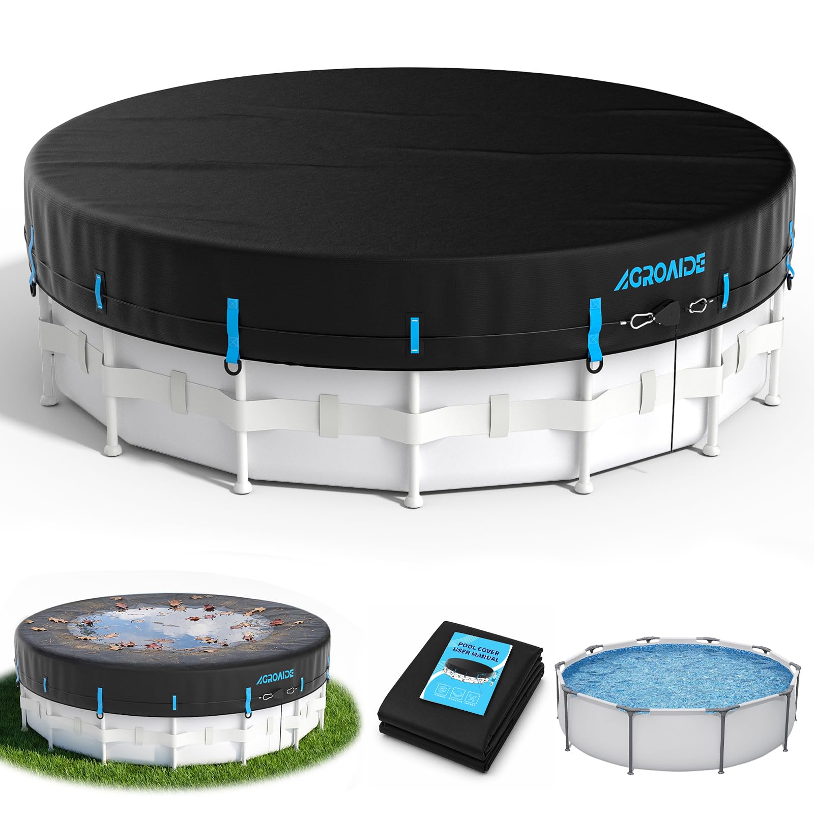 Photo 1 of AGROAIDE 14ft Round Pool Cover