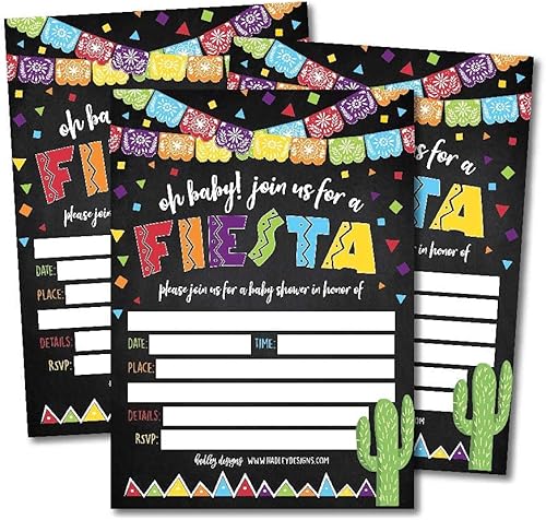 Miniatura 4 de Hadley Designs 25 invitaciones de fiesta para baby shower, 25 solicitudes de libro alternativo para baby shower, invitación de espolvorear para niño