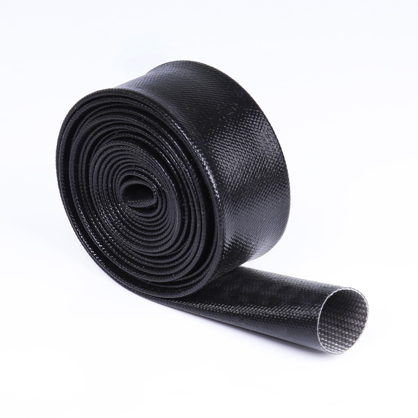 Sunnarepoon Silicone Fiberglass Cable Sleeve - Waterproof, Insulation and Cord Protector High Temp Heat Shield Sleeve Wire Tube (3/4'' - 18Foot)