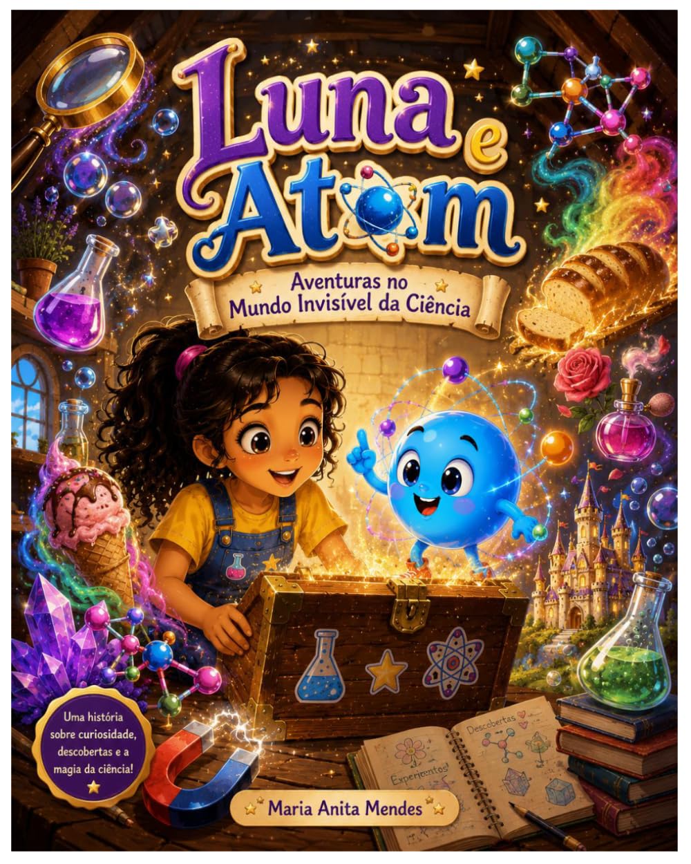 Luna e Atom: Aventuras no Mundo Invisível da Ciência.