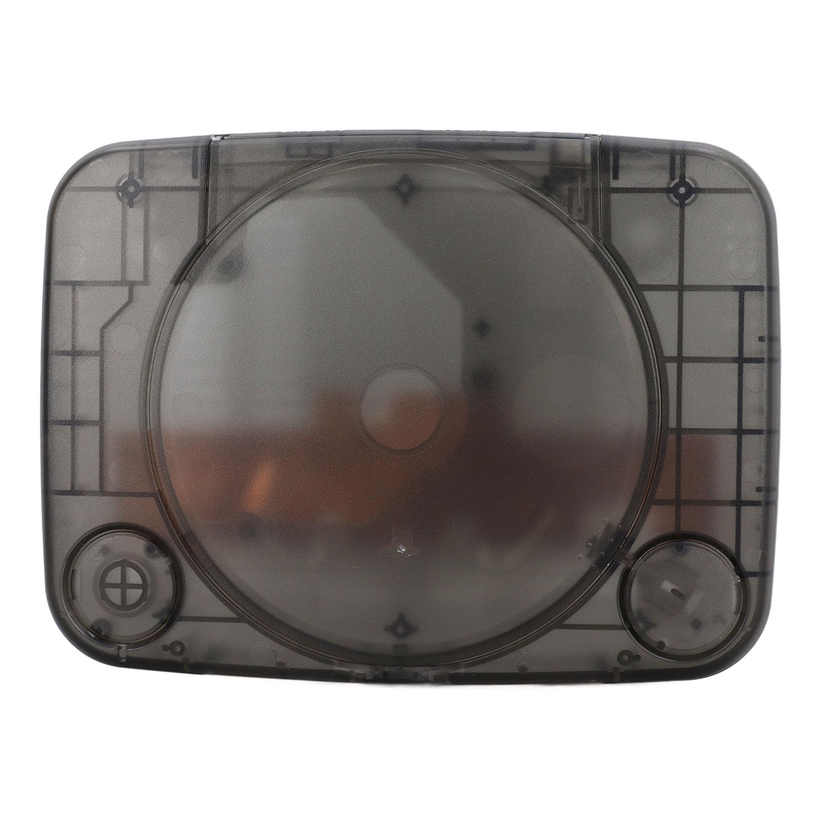 Custodia per Console per PS1, Custodia di Ricambio per Console retrò Traslucida Leggera, Custodia Traslucida per SCPH 001 SCPH 101 SCPH 102 (Nero Trasparente)
