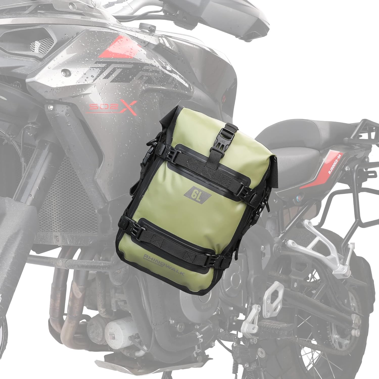 Rhinowalk Motorcycle Crash Bar Bag Waterproof 6L Motorcycle