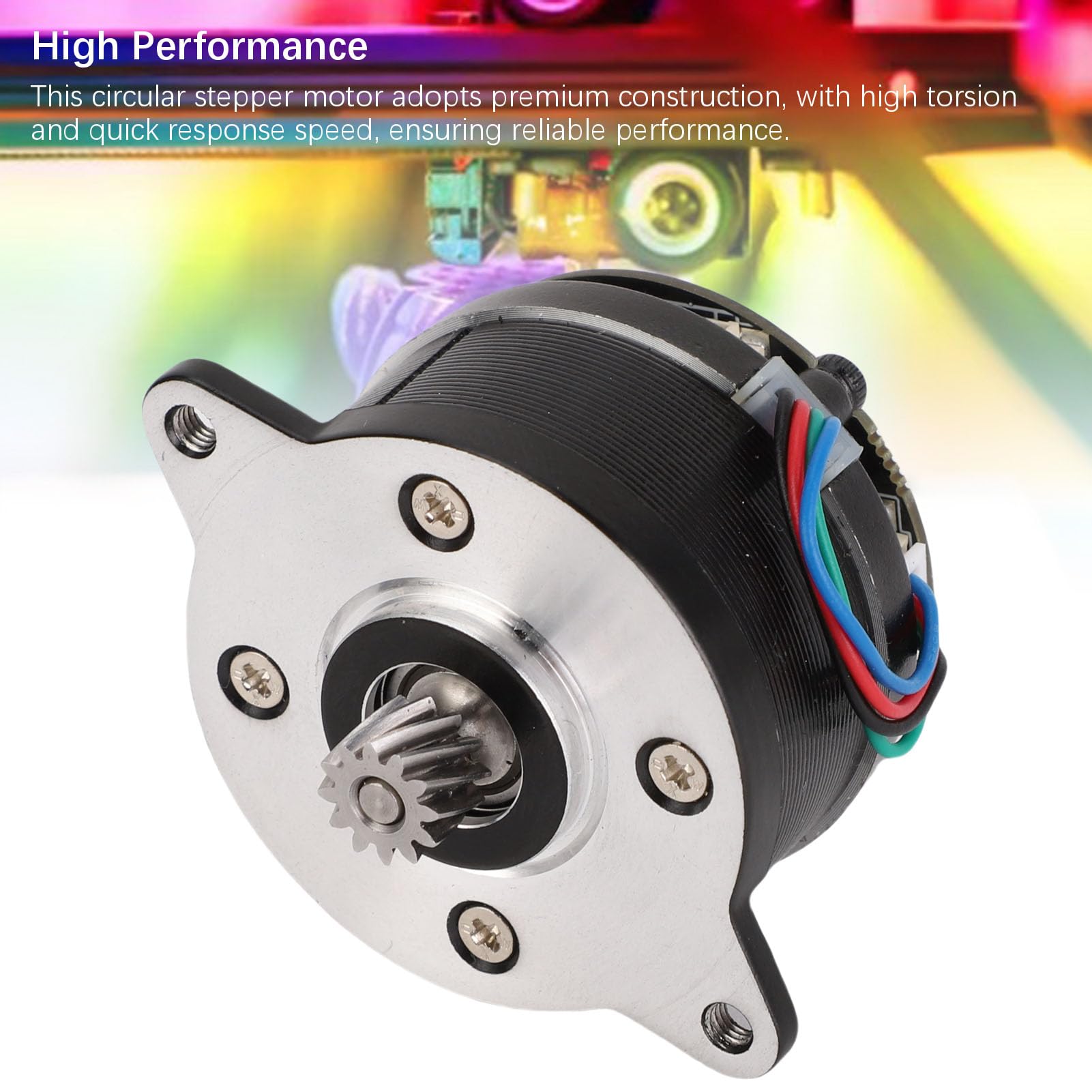 Topiky Motor Paso a Paso Extrusor de Impresora 3D Premium para K2 Plus Diseño de Engranaje Circular de Alta Eficiencia para Aficionados Aleación de Aluminio Ligera 1 Pieza