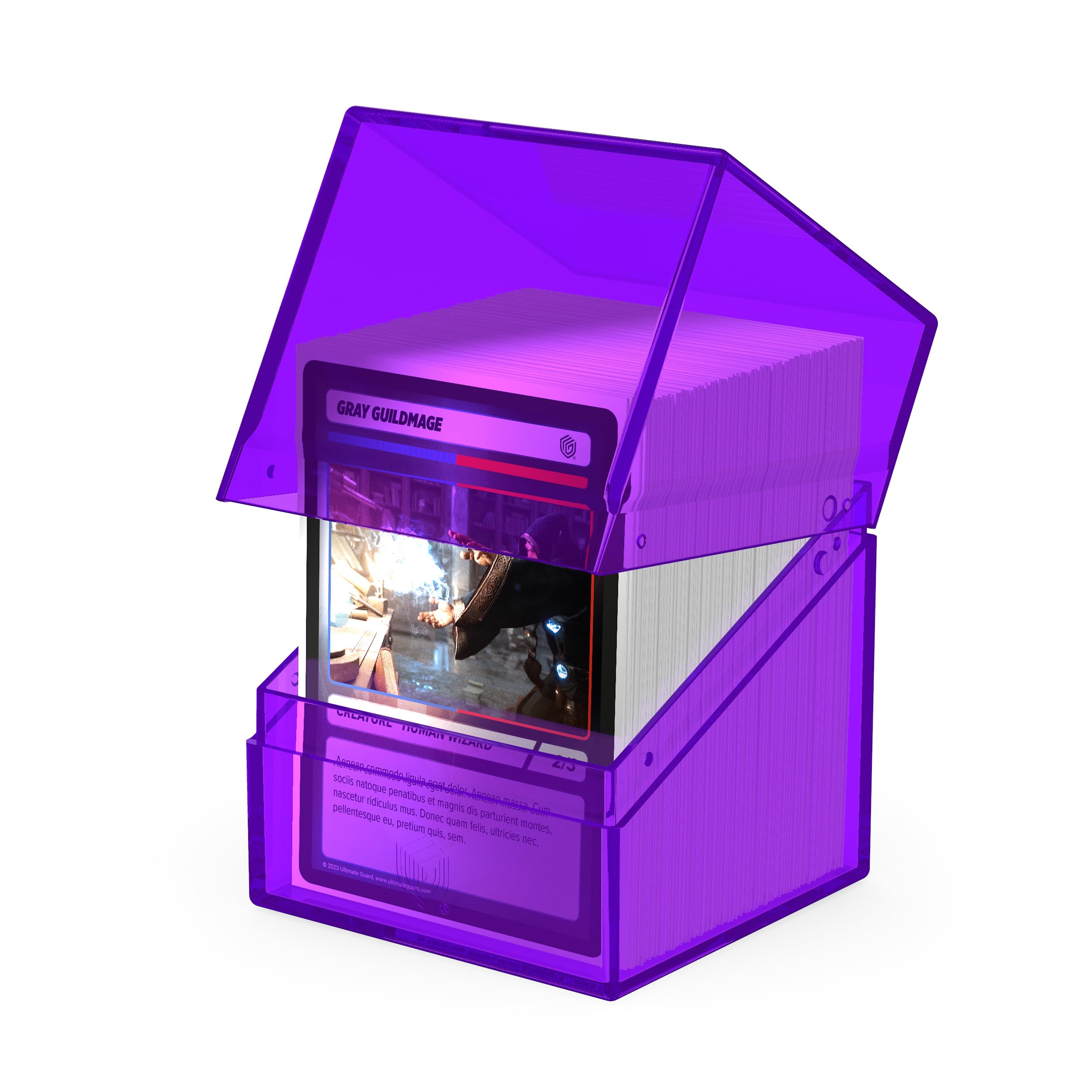 Ultimate Guard Boulder 100+ Clear - Amethyst, 7.8 cm x 7.6 cm x 8.2 cm - Image 4