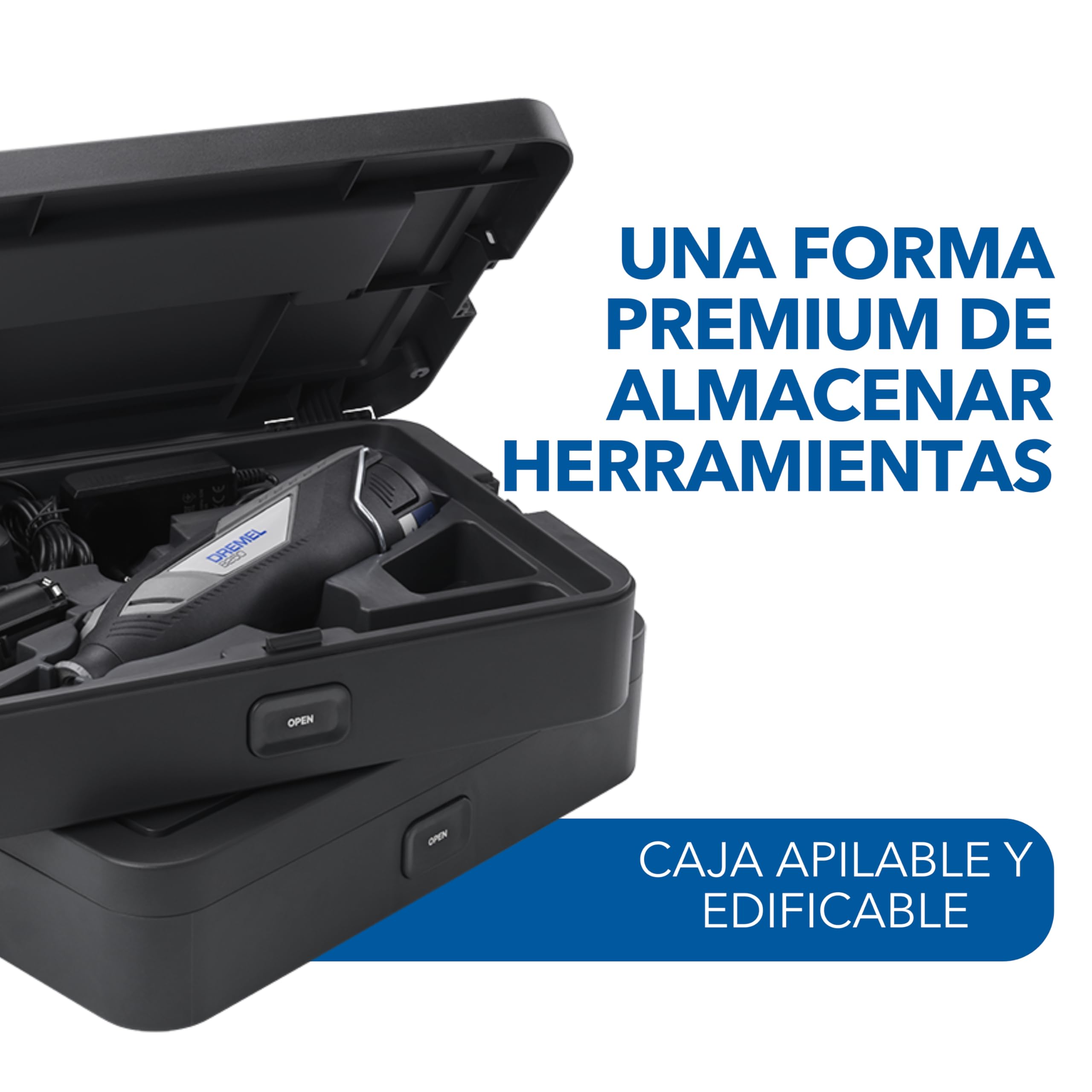 Dremel 8240 Multiherramienta Inalámbrica 12V con Batería de 2Ah, 5 Complementos, 1 Maletín Platinum BOX, 65 Accesorios para Cortar, Grabar, Lijar, Pulir, Afilar y Perforar