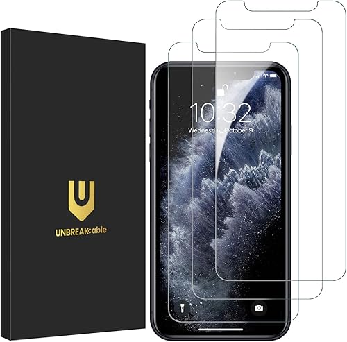 Miniatura 16 de UNBREAKcable Protector de pantalla inastillable para iPhone 11/ iPhone XR [3 unidades] [Marco de fácil instalación] Dureza 9H