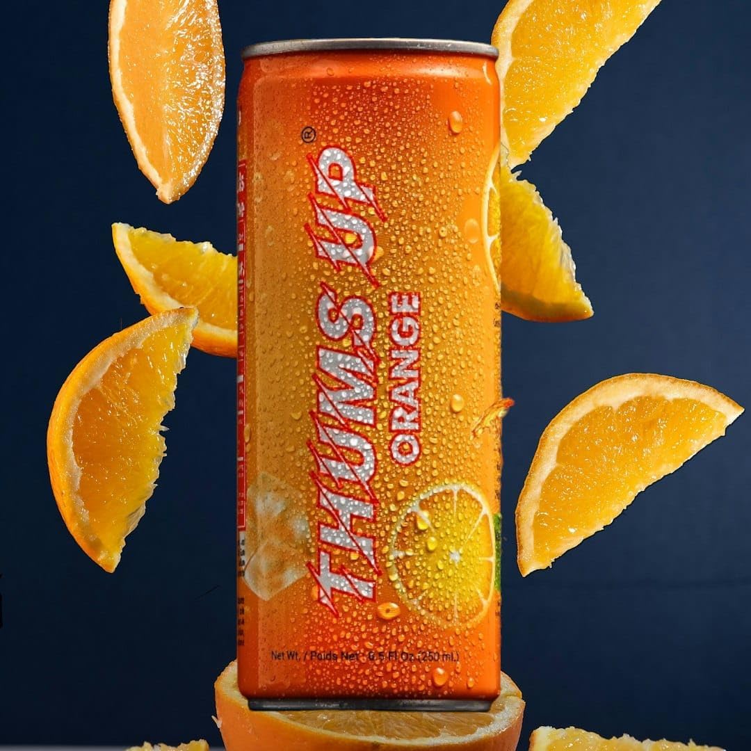 Thums UP Orange (PACK OF 6) (6 * 250ml/ 8.4 Fl.Oz Each)