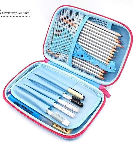 Miniatura 4 de iDelta - Estuche para lápices, bonito diseño de unicornio de EVA en 3D, resistente a los golpes, gran capacidad, múltiples compartimentos, para