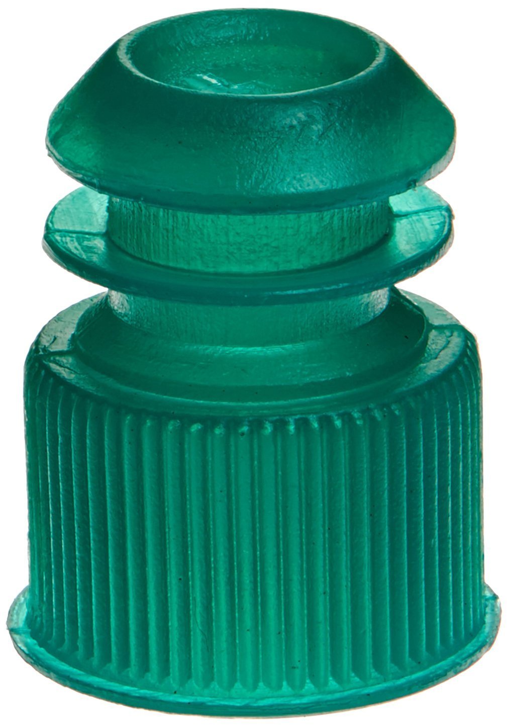 Globe Scientific 118240G Polyethylene Flange Plug Cap for Test Tubes, 13mm Size, Green (Pack of 1000)