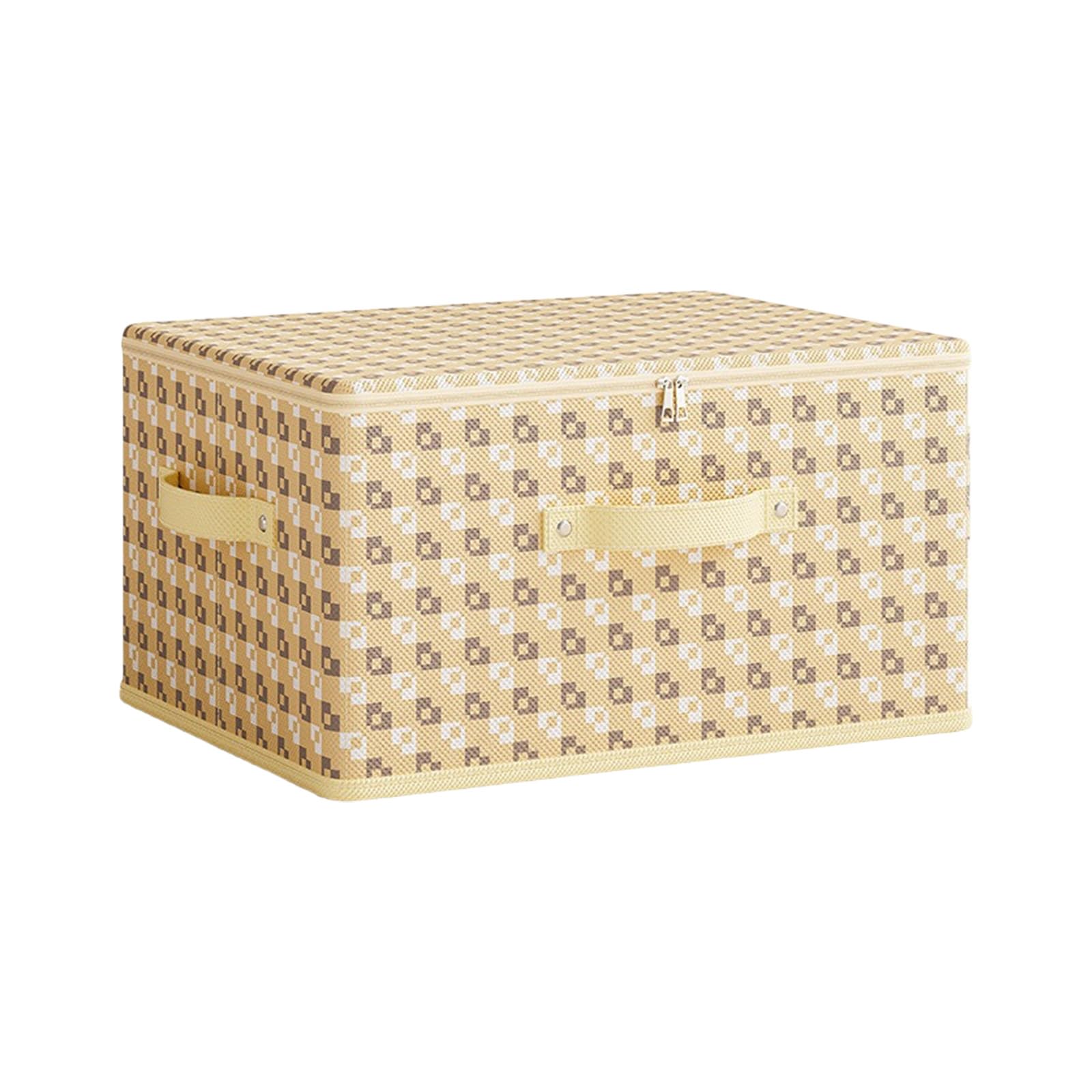 Msioytog Clothes Storage Container, Zippered Nonwoven Box for Home Organization & Space Optimization Large Capacity Clothes Organizers