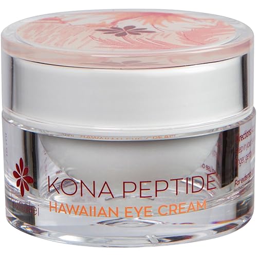 Miniatura 1 de Hanalei Kona Peptide Eye Cream para minimizar las arrugas y la hinchazón  Fabricado con botánicos hawaianos, cafeína y péptidos, fabricado en