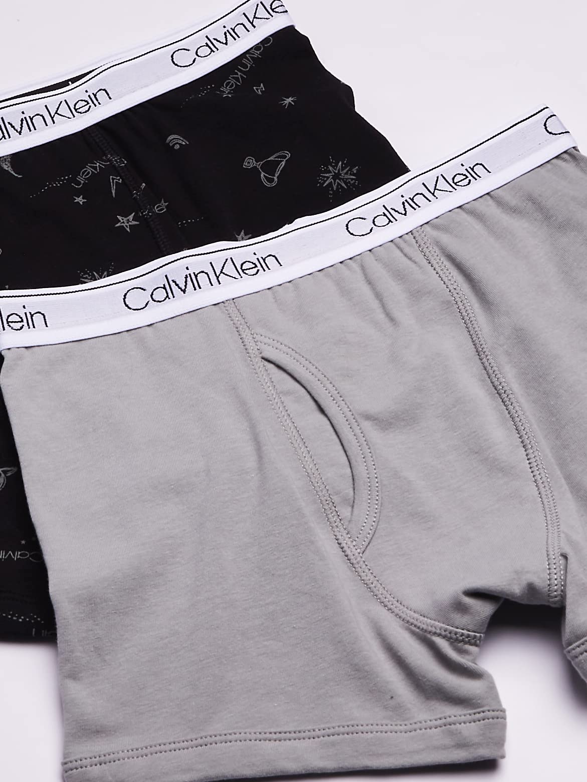 Calvin Klein Majtki Chłopcy 2PK CTTN/STRETCH BOXER BRIEF