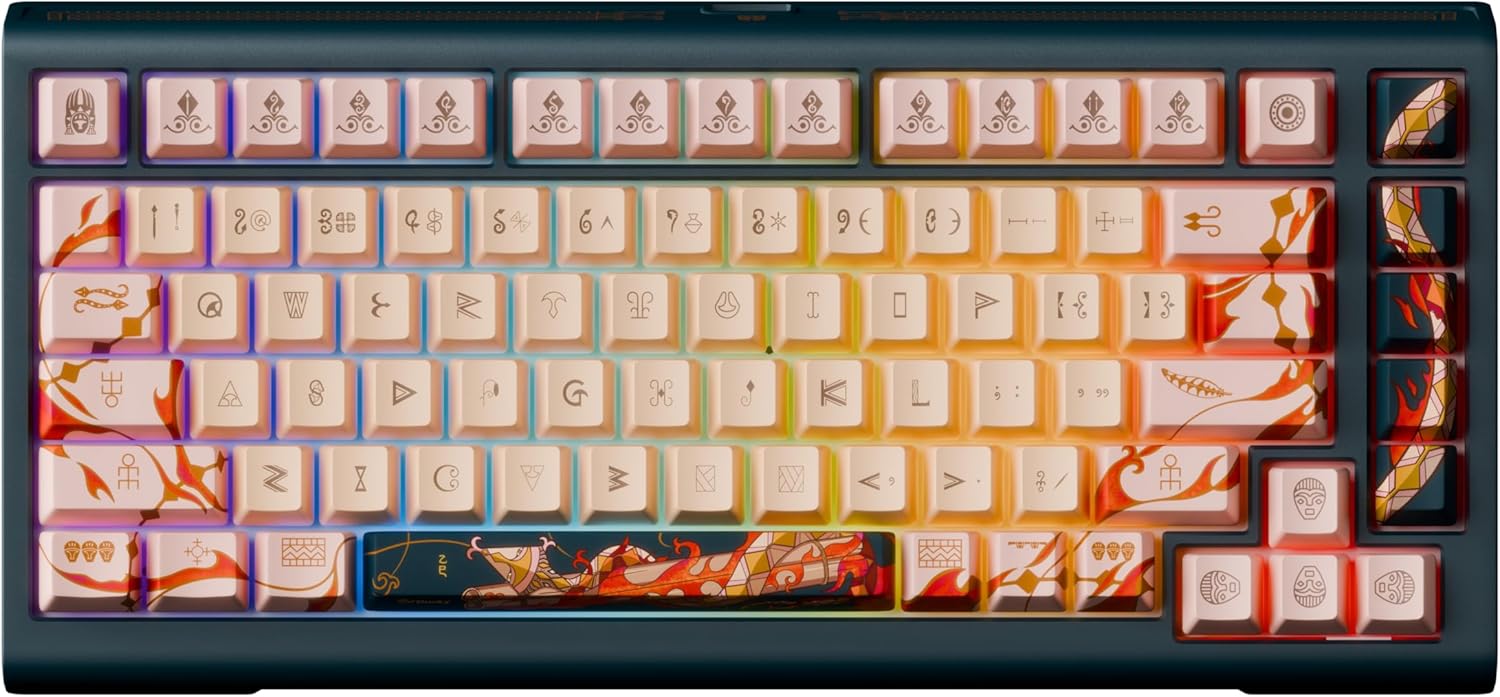 Ducky Year of The Snake 2025 Zodiac Edition RGB Mechanical Keyboard - Cherry Red Switch (Cherry Brown Switch)