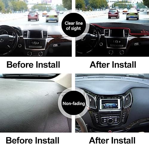 Miniatura 7 de 2 Layers Car Inner Dashboard Cover For Mazda CX-3 2016 2017 2018 2019 Dashmat Pad Carpet Dash Mat Sun Shade Pad Car Styling