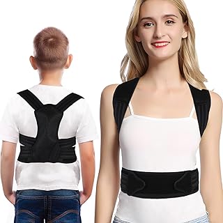 Back Braces Back Posture Corrector, Shoulder Posture Strap Spinal Support Back Posture Brace for Kids Teenagers Boys Girls, Adjustable Breathable Back Posture Straightener