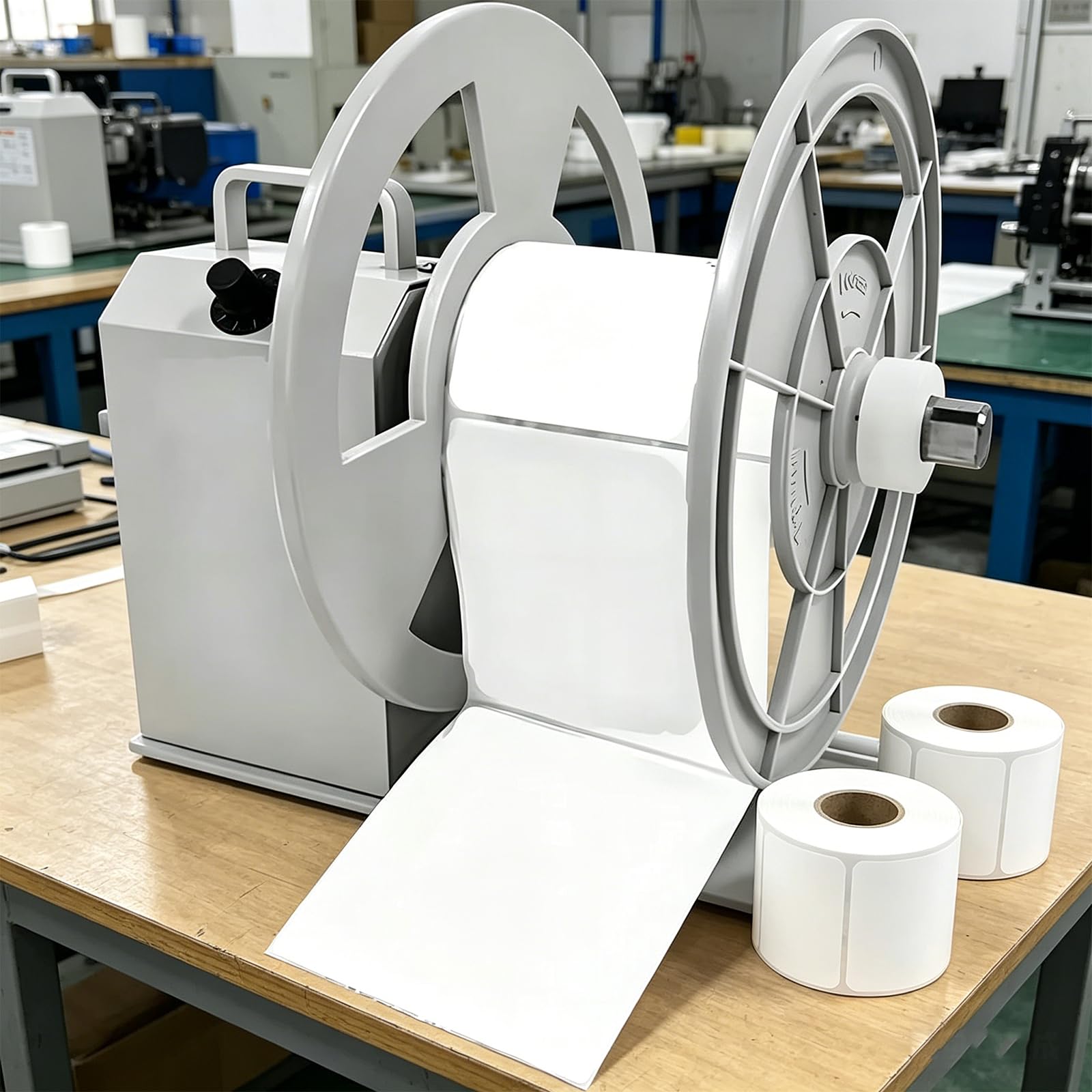 Rebobinadora automática de etiquetas de 120 mm, esencial en logística y electrónica 8