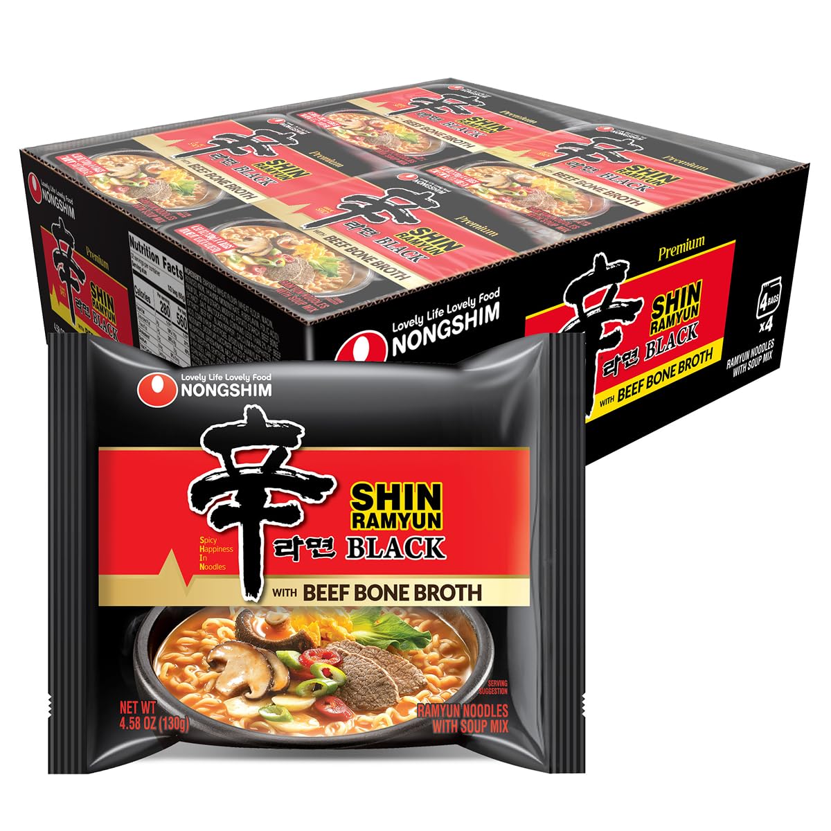 Nongshim Shin Ramyun Black