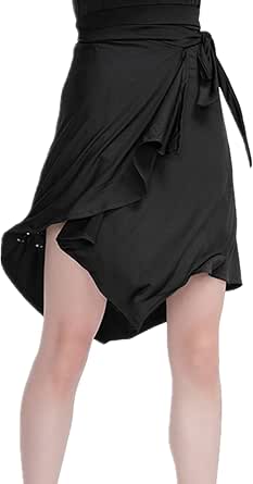 Women Latin Salsa Tango Dance Skirt Dress Wrap Scarf Dancewear Swing Rumba ChaCha Ballroom Costume